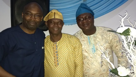 (L-r): Obi Ejimofo, managing director of Lamudi (Nigeria), Godwin Alenkhe, chairman, Lagos State Chapter and Sunday Paul, zonal chairman, Akoka, both from ERCAAN at the one anniversary of Lamudi Nigeria held in Lagos.